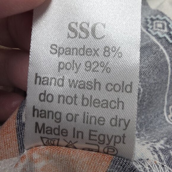 Southern Charm Shirt Womens 2XL Multicolor V Neck Tunic Aztec Stripe 3/4 Sleeve - Picture 8 of 10